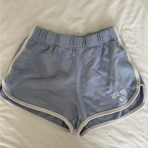 Brandy Melville Blue New York Sweatshorts